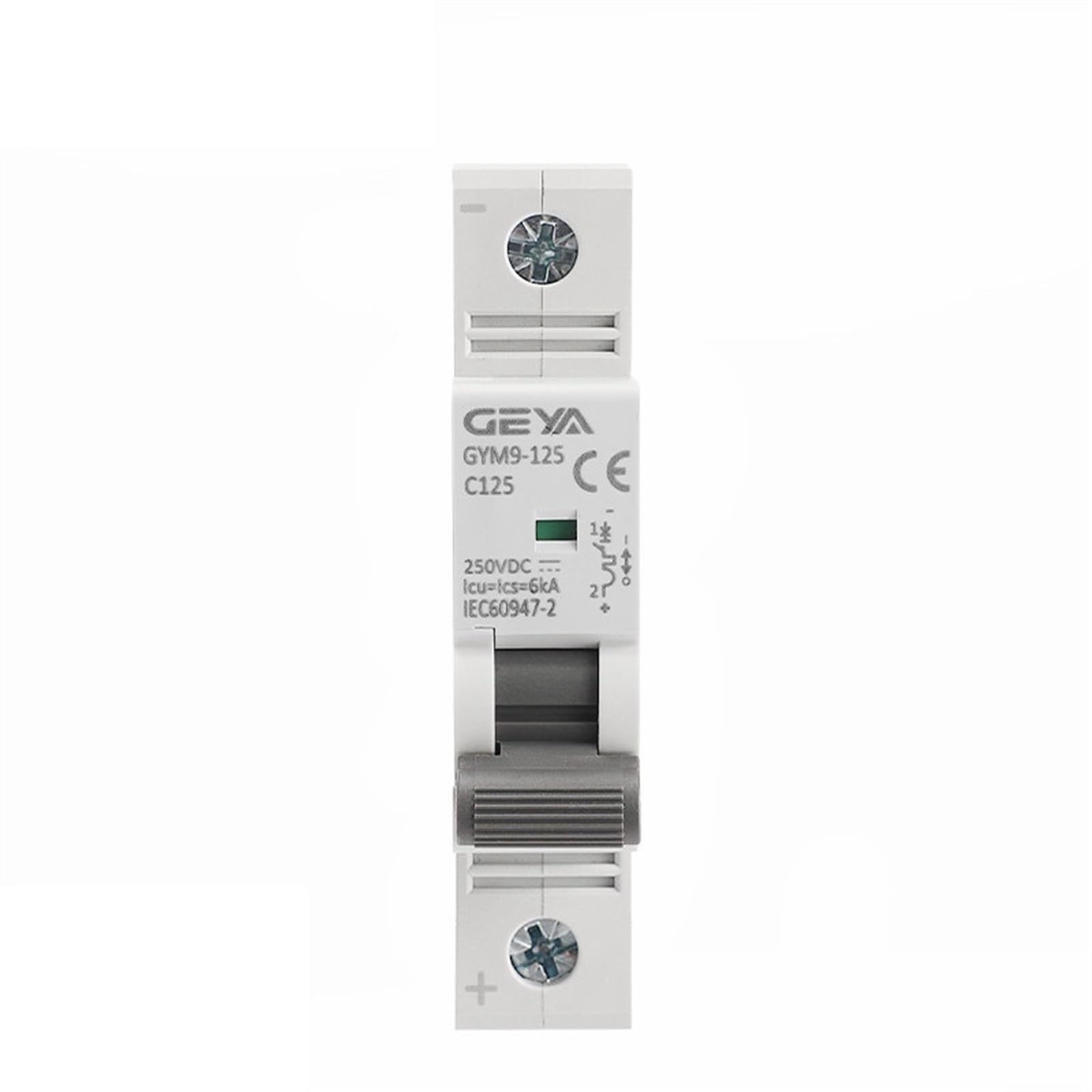 Disjoncteur CC monophasé de 6KA GYM9-125 de 100A pour armoire