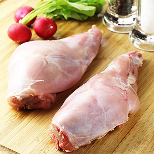 Amazon.co.jp: ミートガイ うさぎ骨付きモモ肉 (2本 約400g) スペイン