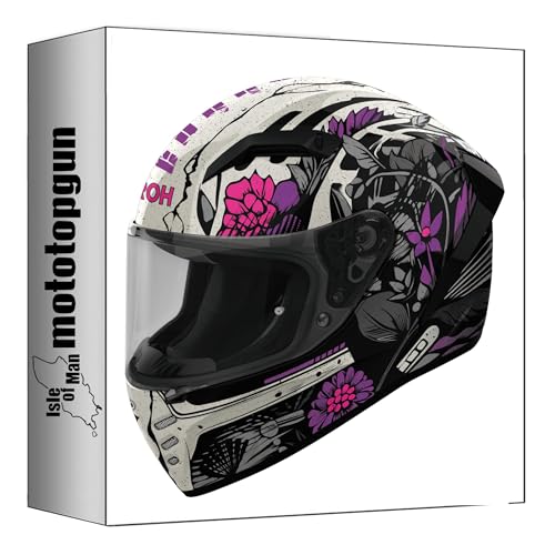 Casque moto Airoh Connor Bloom pour vos balades et trajets urbains