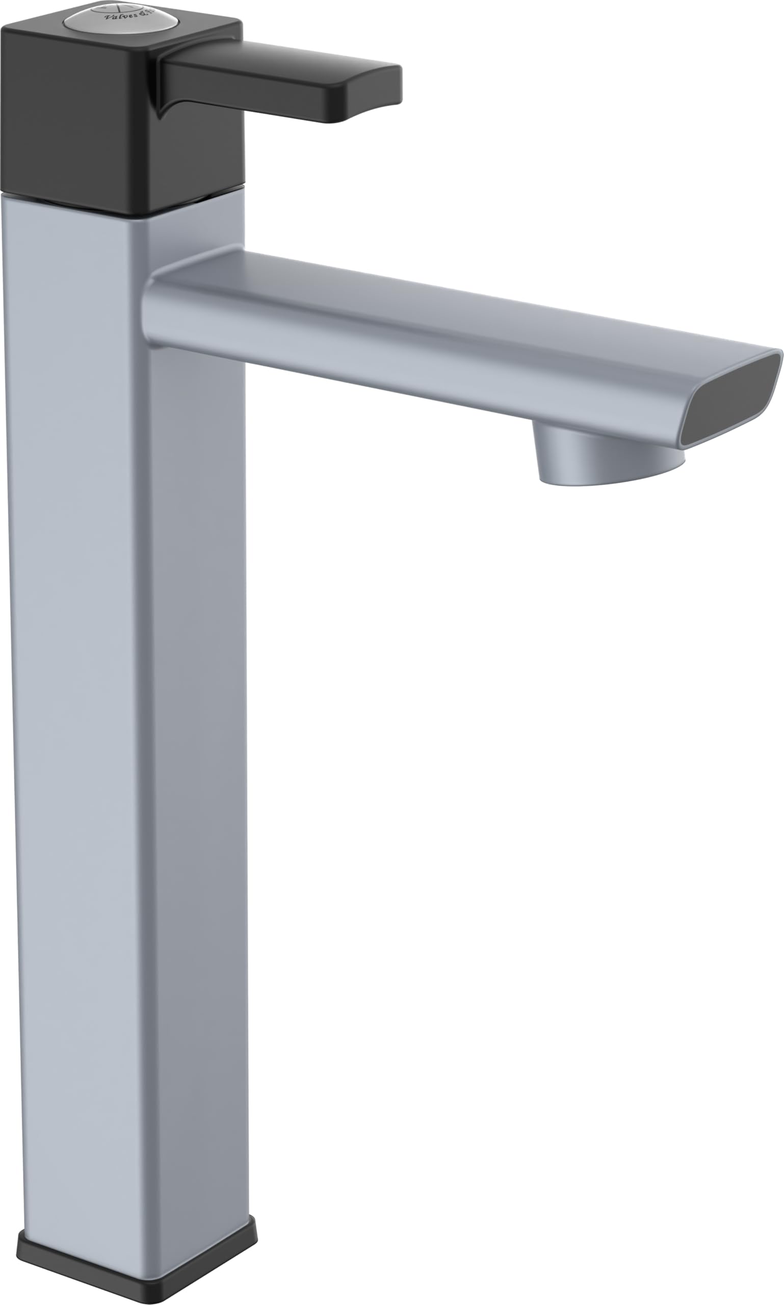 RN PTMT Superior Plastic Faucet Extended Tall Body Pillar Cock Tap for Wash Basin - 12" Inch Size, Elegant Basin Tap, (Metallic-Grey-Black-Dual)_RNVIR09B29 with 24" Inch Connection Pipe (B0D1QQNDKH) Amazon Price History, Amazon Price Tracker