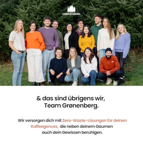 Groenenberg Kaffeemühle manuell mit Keramikmahlwerk | Kaffeemühle Hand – Handkkaffeemühle aus Edelstahl | Espressomühle | Präzise Mahlgradeinstellung stufenlos | Manuelle Kaffeemühle - 7