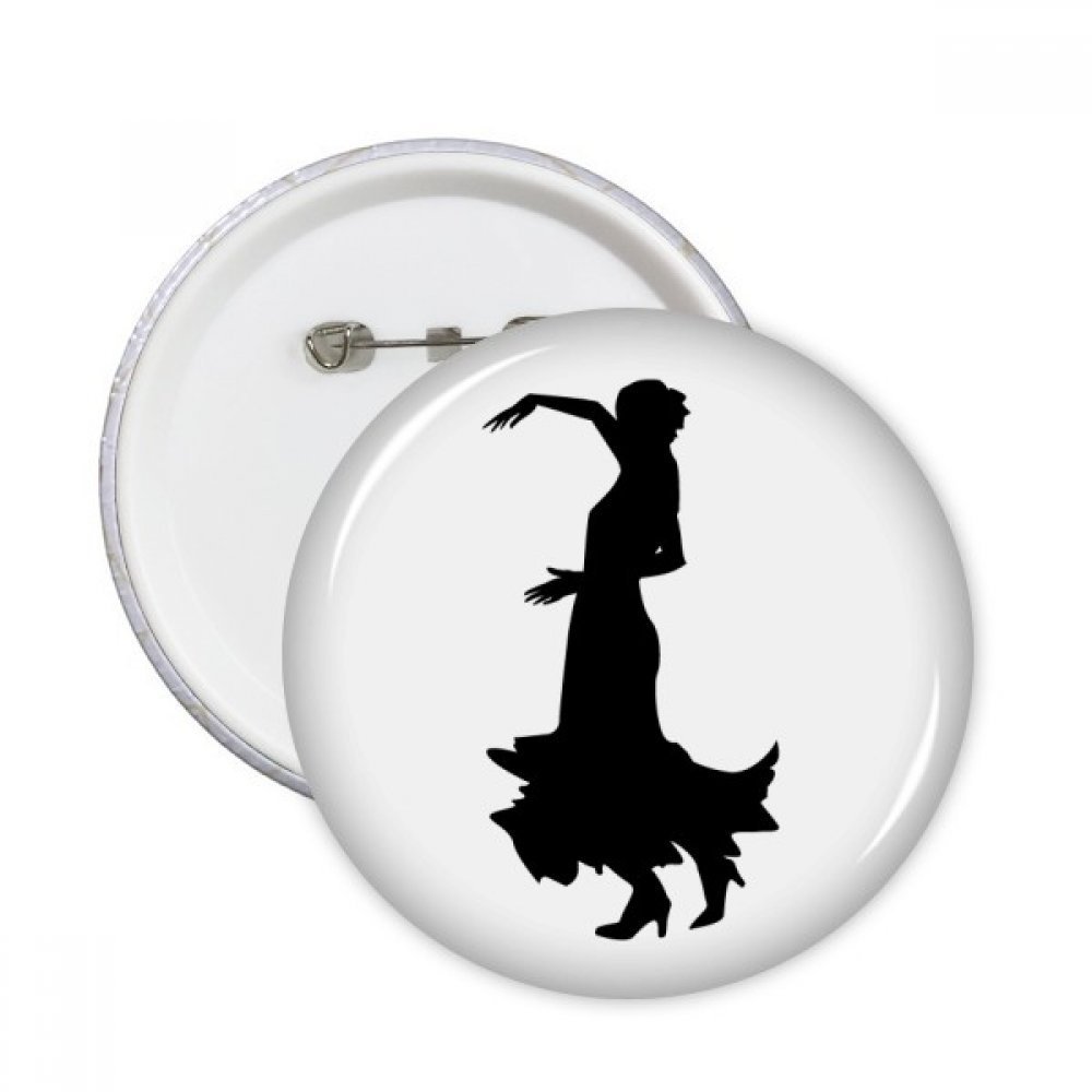 Pins danse folklorique ronde cadeau multicolore M - 3