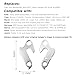 TerchPilet Derailleur Hanger 31 Compatible with Trek, Marin, KHS, Scott, Garneau, Jamis, Opus, Norco, Cube – Replaces Trek W266282, KHS 217, Marin #4, Scott 228841 – Silver Alloy with Screws