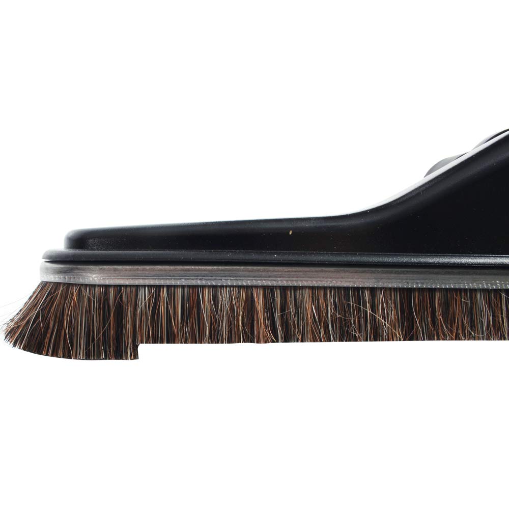 Cen-Tec Systems - Cepillo de suelo de relleno natural de 35,56 cm para bolsas de espalda y aspiradoras con 1 varita en S, color negro