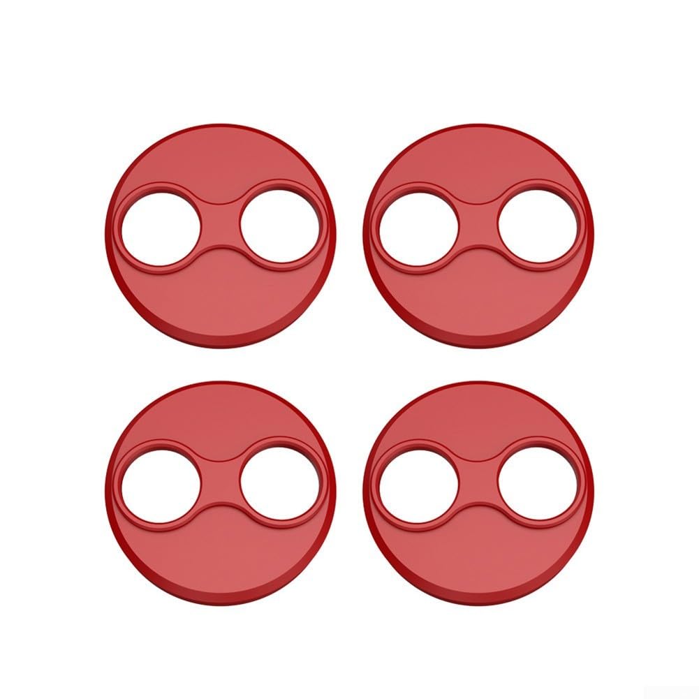 Couvercle de moteur pour DJI Mini 4 Pro, capuchon de protection en alliage d'aluminium compatible avec Mini 3 Pro SE, accessoires de protection anti-pagaie (rouge)