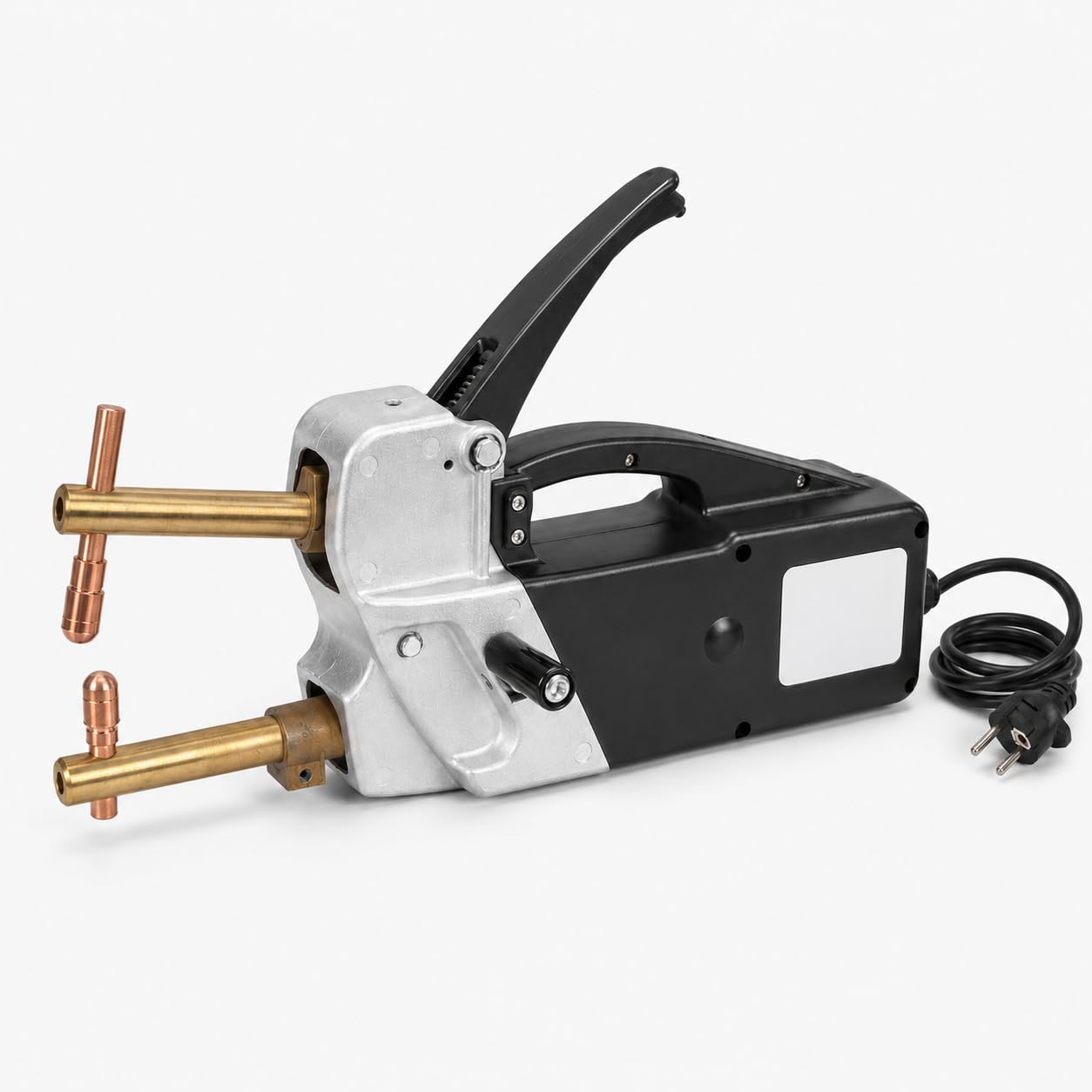 Soldadora eléctrica por puntos, máquina de soldadura por puntos de doble cara con pistola de punta de mano para acero suave, reparación de chapa y trabajo de carrocería