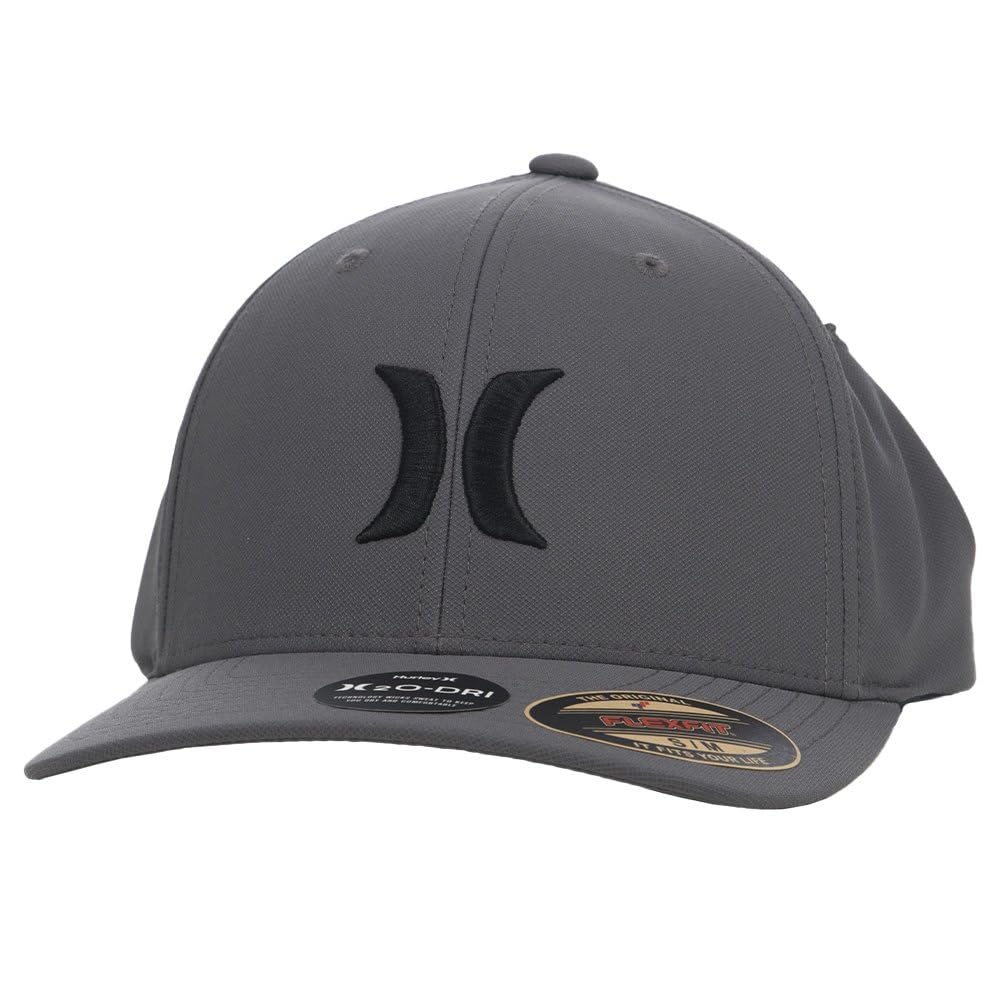 Hurley Men's Caps - One &amp; Only Flexfit Baseball Cap - Fitted Hats for Men (S-XL)
