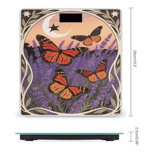 Báscula Digital de Baño con Pantalla LED y Vidrio Templado miniatura 2