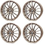 4 V1 Nabenkappen 4 x 19 Zoll V1 Wheels V2 Alu Felgen 8,5x19 5x112 ET45 bronze matt lackiert für A4 B8 8K A6 A6 Avant 4G 4K A6 A6 Avant 4F 4K S4 B8 8K S-Line S6 S4 Sportback Limousine Cabrio NEU