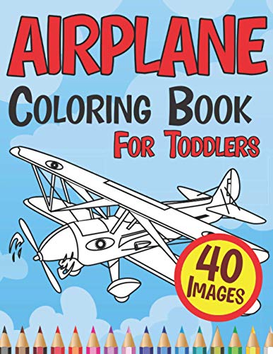Airplane Coloring Book for Toddlers: Cute Plane Colouring Books Beautiful Pages for Kids Age 4-8 image 3