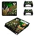 Playstation 4 Slim Call of Duty Warzone Konsole Skin Wrap Aufkleber Vinyl Aufkleber Frontplatte Konsole und 2 Controller Schutzhülle PS4 Slim