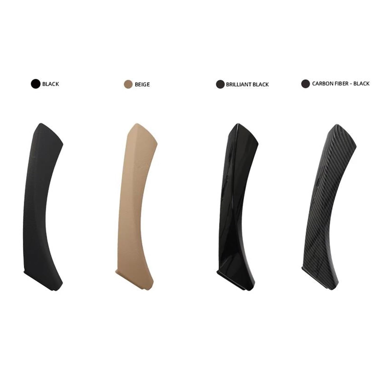 Poignée Porte Panneau Poignée Porte Intérieure Voiture, Revêtement D' Habillage Pour BMW Série 3 E90 E91 316 318 320 325 328 330 335 Poigner Porte (Beige-RlGHT-Inside