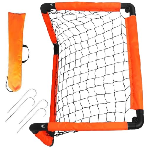 キッズサッカーゴール 折りたたみネット ポータブルゴールトレーニング機器 青少年ゲームスポーツ用 折りたたみネット キッズゴール 青少年ゲームスポーツ用