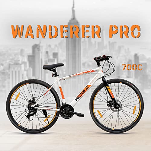 Image of Vector 91 Wanderer Pro 700C 21 Speed Hybrid Bike
