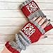 Women'S Knitted Fingerless Gloves Winter Warm With Cat Fashion Face Embroidery Design Thick Cozy Casual Leaky Finger Gloves,Red,One Size