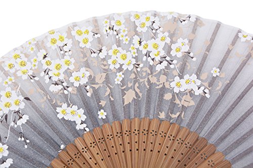 Meifan Chinese/Japanese Handmade Handheld Folding Fan thumb #3