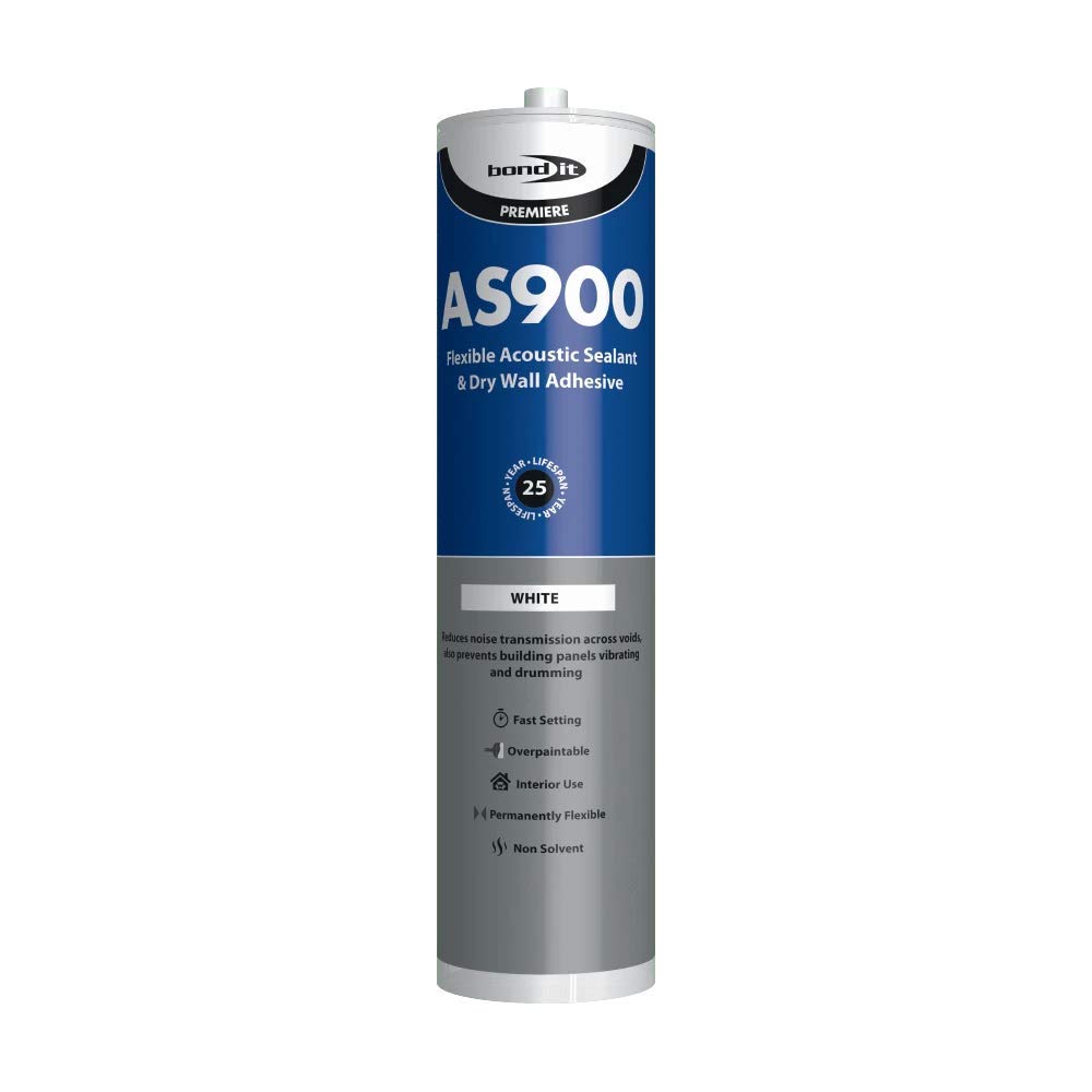 Bond-It BDAS900 AS900 Acoustic Sealant White 900ml