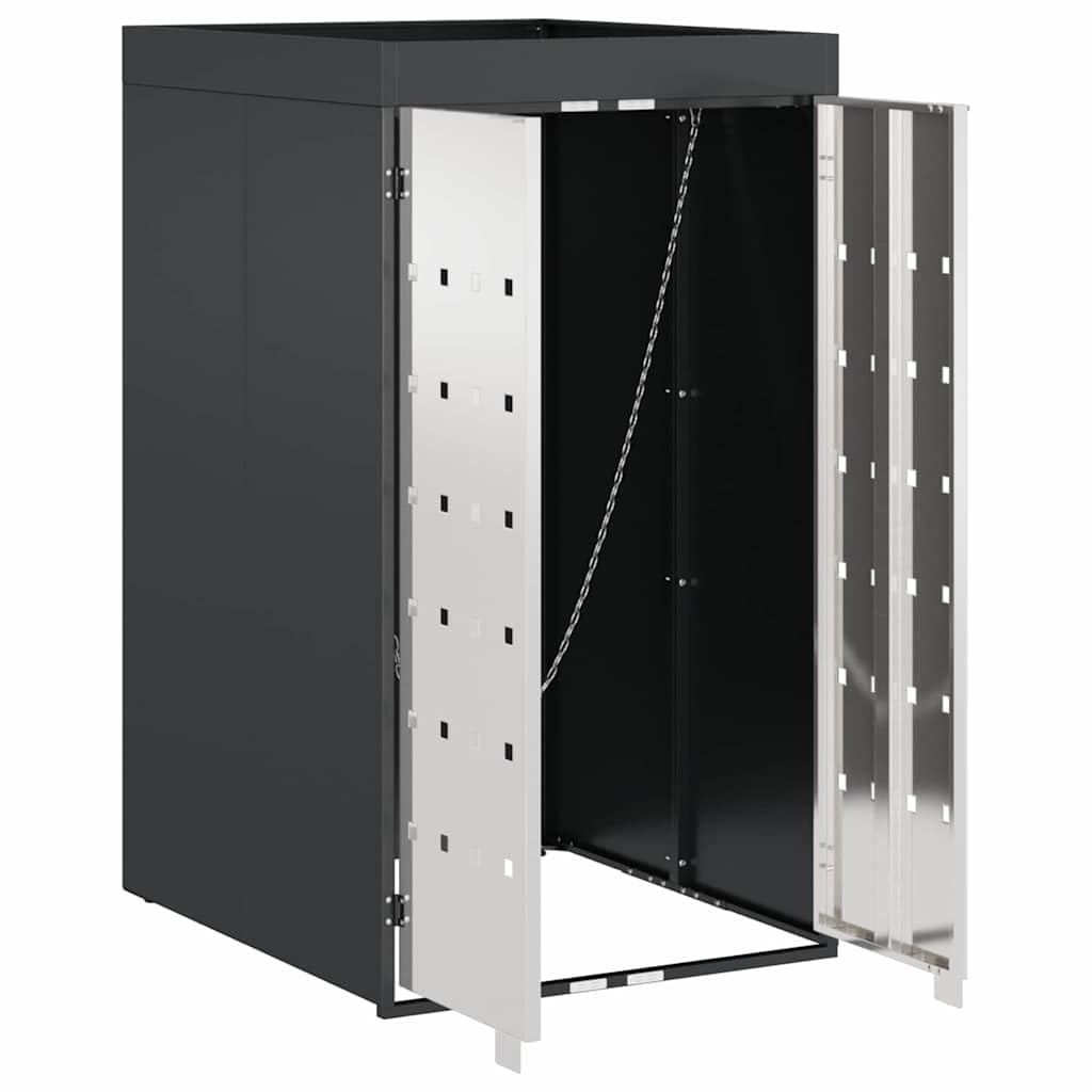 Almacenamiento de Contenedor Rodante con Techo de Maceta para Contenedor de 240L,Accesorios para contenedores de residuos,Soportes para contenedores de residuos,27.3kg-42018687