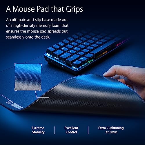 ASUS ROG HONE ACE XXL, Tappetino per Mouse da Gaming, Nero - 3