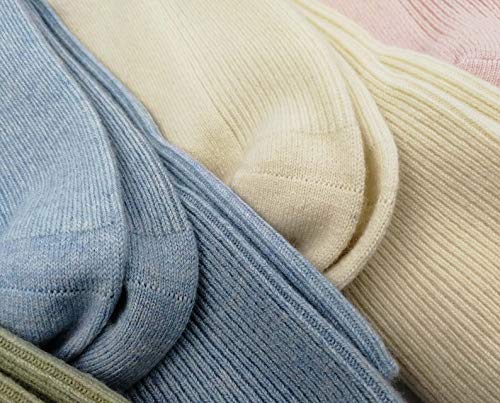 Image of 100% Cashmere Women's Bed Socks, Hand-Linked Smooth Toe, Wallet-Style Faux Leather Gift Pouch,
