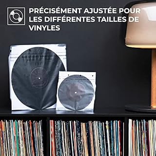 BIG FUDGE Premium Master Pochettes pour Disques Vinyles – 30.5cm x 50 Pcs – Archiviste Antistatique Pochette Intérieure… - Les Beatles, Paul McCartney, John Lennon, RIngo Starr, George Harrison BIG FUDGE Premium Master Pochettes pour Disques Vinyles - 30.5cm x 50 Pcs - Archiviste Antistatique Pochette Intérieure… – Image 5