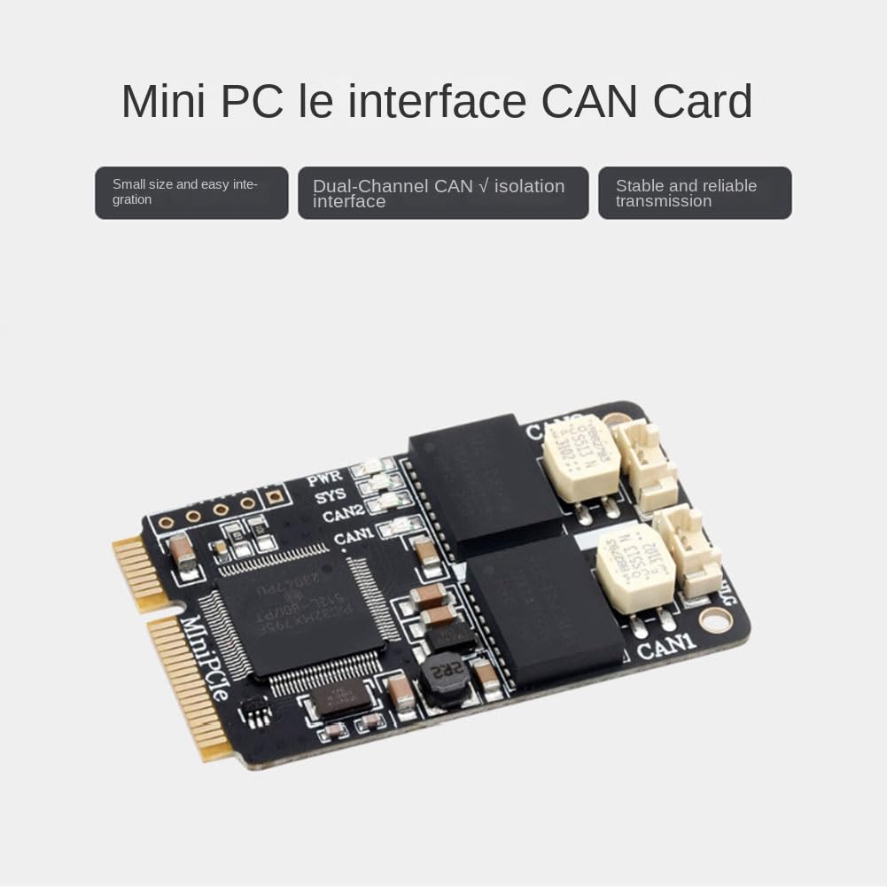 2CH MiniPCle CAN アダプタ カード 複数の CAN プロトコル USB から CAN への拡張ボード、デコード分析機 Amazon |  Avrpqiwy 2CH MiniPCle CAN アダプタ カード 複数の CAN プロトコル USB から CAN への拡張ボード  、デコード分析機能付き | Avrpqiwy | 変換アダプタ