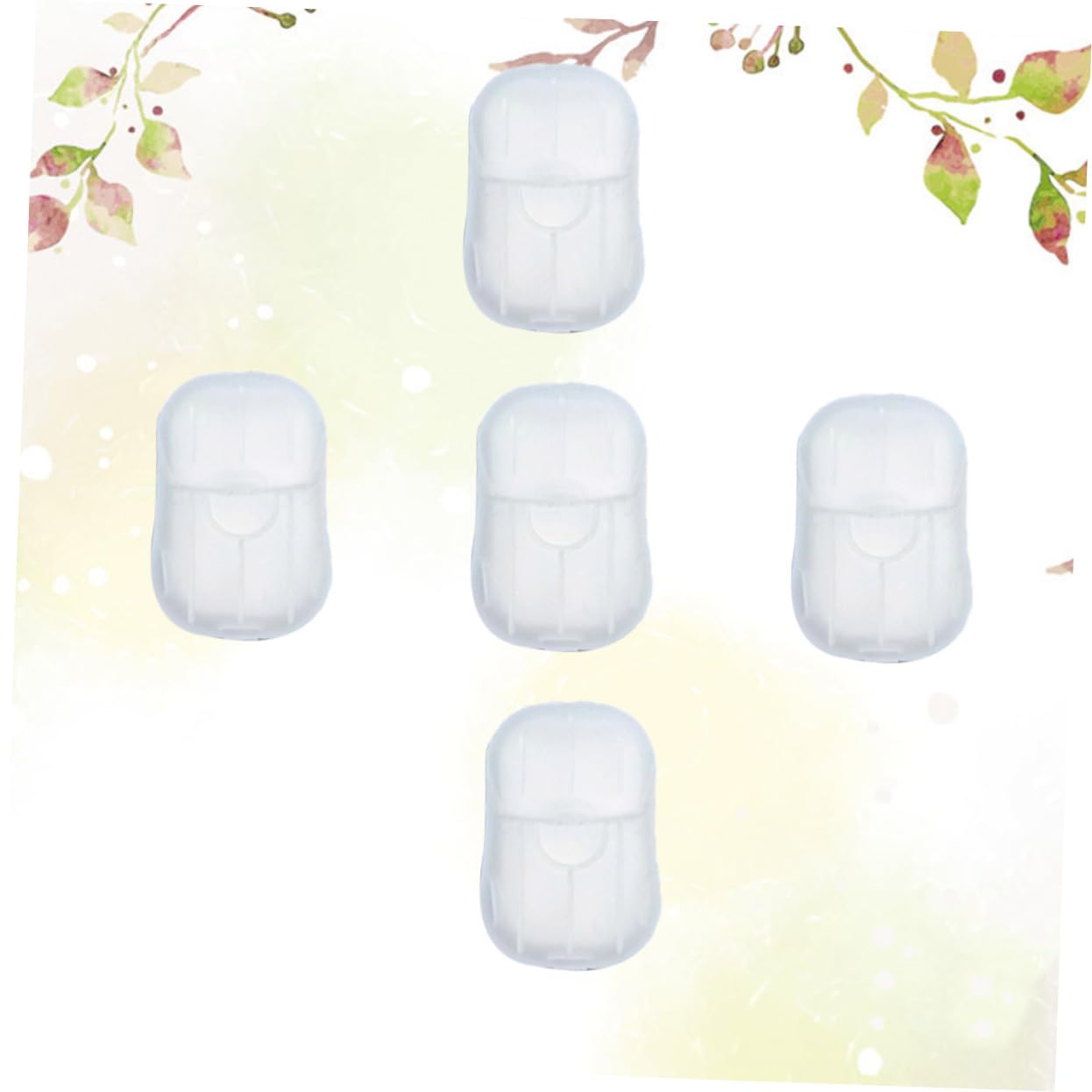 TOYANDONA Pastillas De Jabón Portátiles Confeti Papel para Lavarse Las Manos Accesorios De Viaje Color