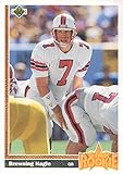 1991 Upper Deck Football '92 Hologram Back #11 Browning Nagle RC