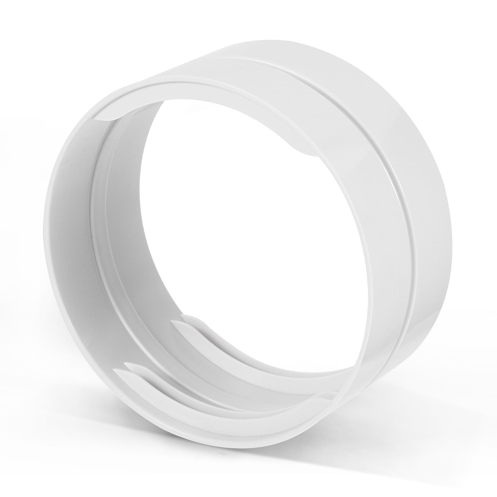 Acoplador de manguera de escape de CA portátil de 5.9 pulgadas, universal para roscas en sentido horario y contrario a las agujas del reloj, compatible con mangueras de escape de 5.9 pulgadas