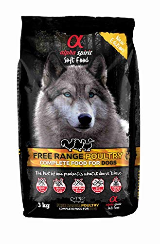 ALPHA SPIRIT Canine Adult Aves Corral SEMIHUMEDO 3KG