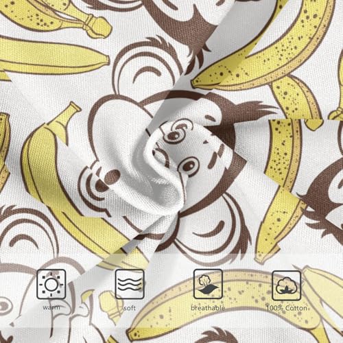 Wusikd Monkeys Boys' Underwear Cotton Bananas Boys Briefs Soft Toddler Underwear 5T Multi3