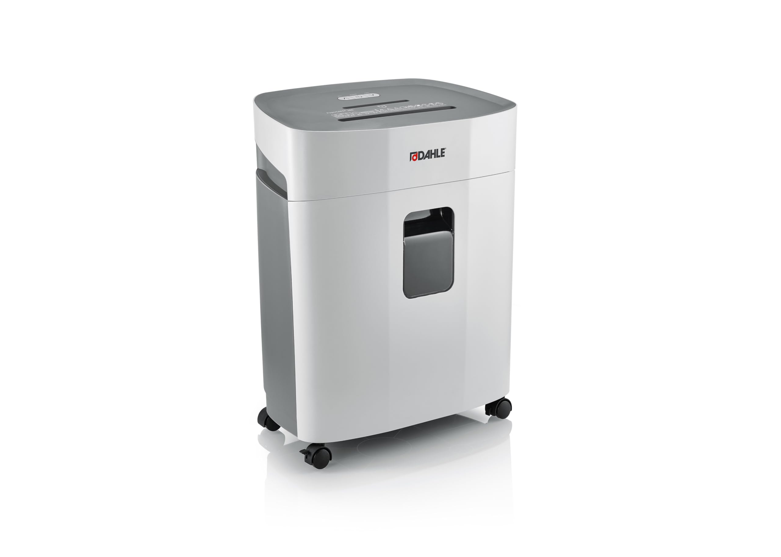 Dahle PaperSAFE PS 240 distruggidocumenti (10 fogli, livello di sicurezza P4, taglio a particelle, privo di olio e manutenzione, 25 litri), grigio