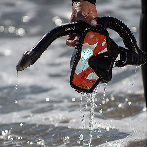 EVO Hi Definition Mask and Snorkel Combo - Set Adulto con Lente Único - Máscara de Buceo con Válvula - Accesorios de Buceo miniatura 6