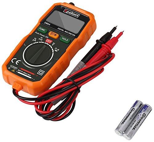 Epsilont EPS1000MM Digital Multimeter, Auto-Ranging Digital Measuring instrument Ac Voltage Detector Amp Ohm Volt Meter Multi Tester Diode with Backlight LCD Display - Thumbnail 4