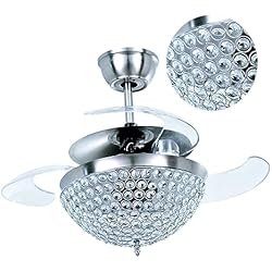 OSALADI 2 Piezas Colgantes Atrapasol Colgante con Luz De Abanico Cristal Ventilador De Techo