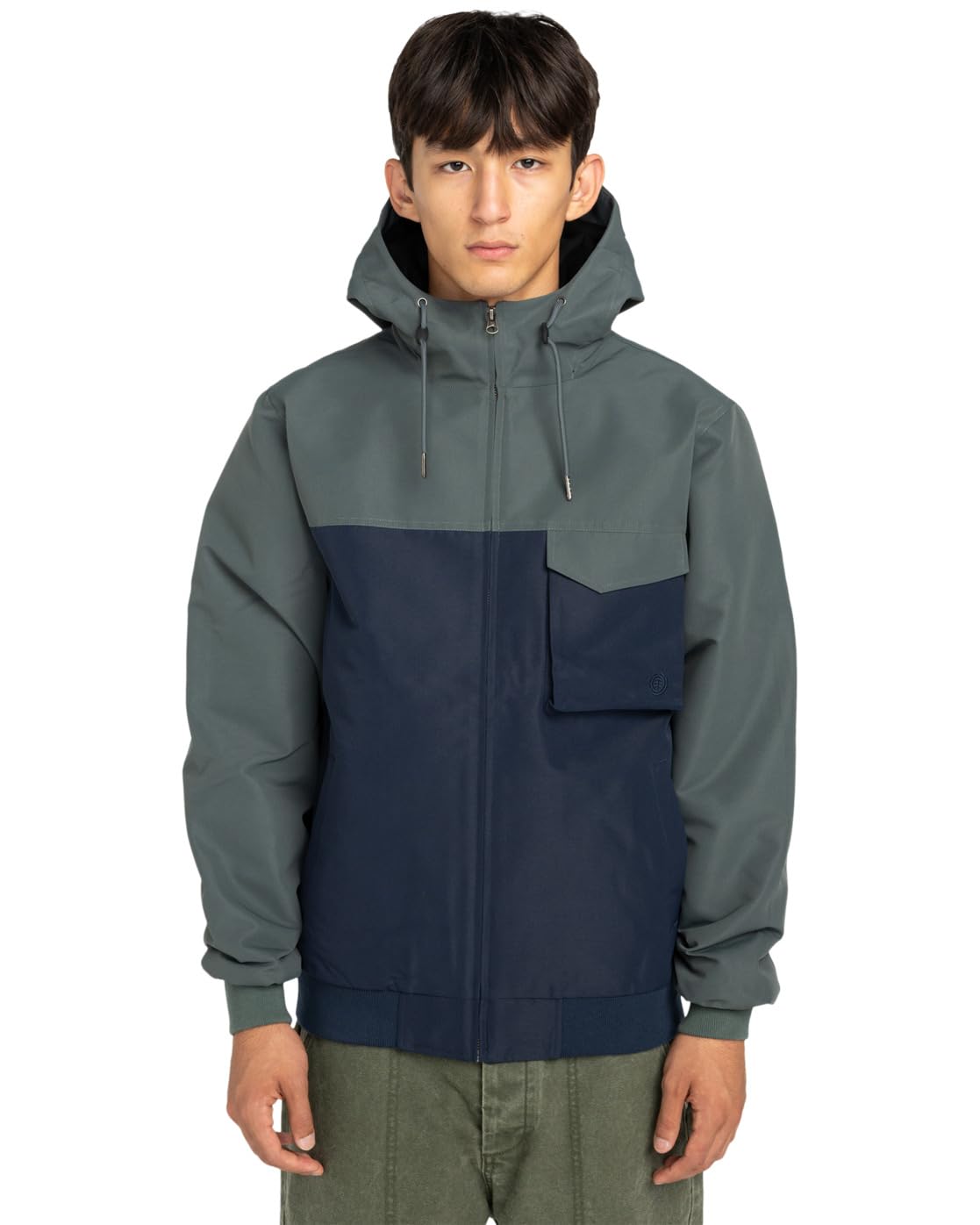 Element Men's Bleu Hooded Jacket Elet Dulcey