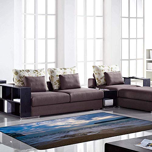Grand tapis de plage lavable et doux pour protéger le sol du salon - 3