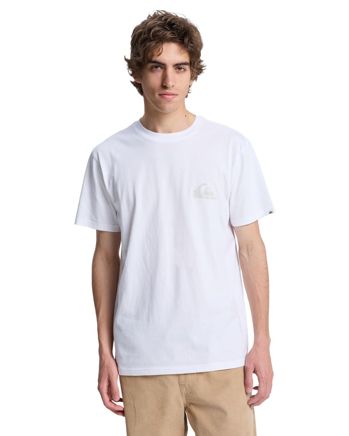 Quiksilver Short-Sleeved T-Shirt EV Mini Logo SS Men's White M