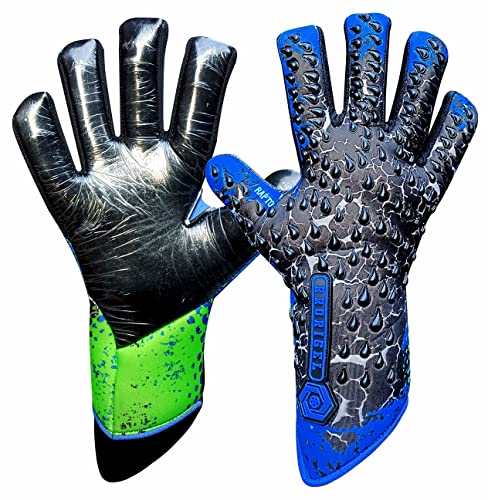 Gants de gardien de but de football pour garçons âgés adultes - Kit de gardien de but - Super grip et protection Cover
