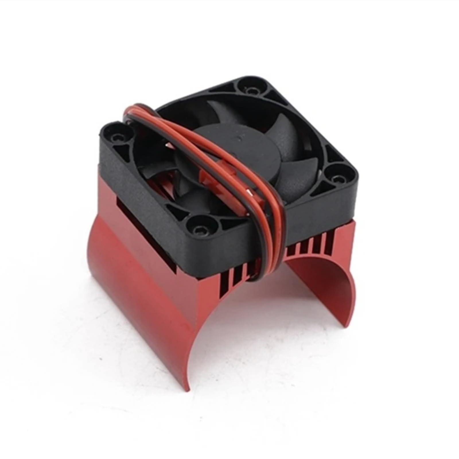 RC Upgrade Accessories for Traxxas 1/10 for E-Revo for E-Maxx for Summit for Arrma 1/8 for Kraton for Talion for Typhon RC Car 42mm Motor Cooling Fan Heat Sink(Red)