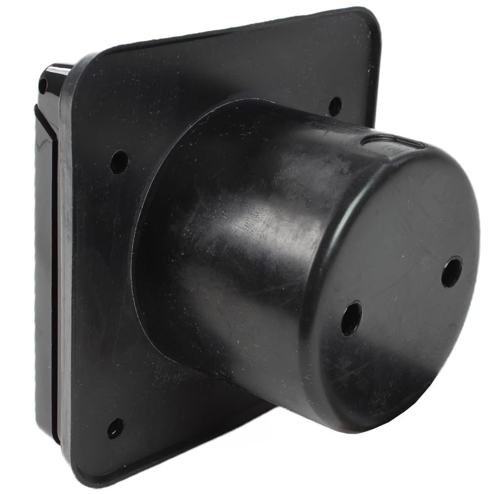 HABA Presa da esterno IP44 Schuko 220-240 V nero per roulotte camper caravan