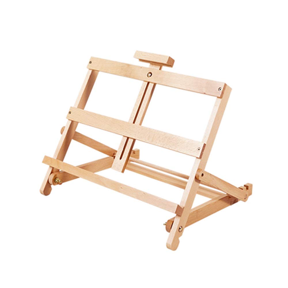 MYUYEE Easel Easel Desktop Desktop Integrated Table Lift Wooden Folding Portable Oil Painting Canvas Rack For Painting Wedding Storefront