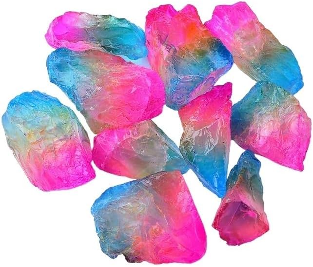 WHZHDMA Bulk Natural Crystal Rough Stone Natural Crystal Stone Crushed Stone Diffuser Aromatherapy Stone Crystal for Home Office Fish Tank Ornaments Rocks Stones and Crystals