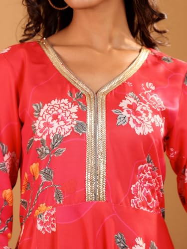 Kurta Anarkali floral parfait pour vos réceptions de mi-saison - 5