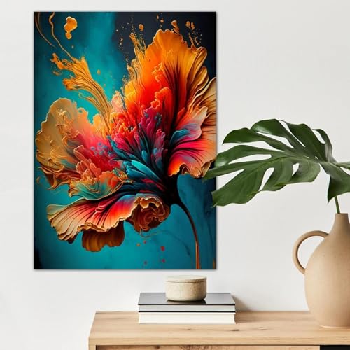 Art mural abstrait classique pour un salon ou une chambre - 3