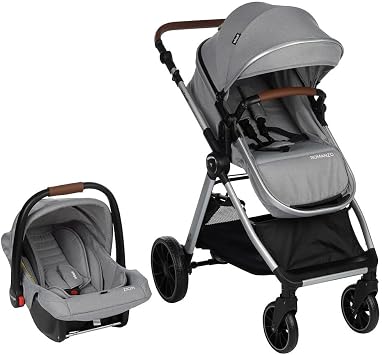 Travel System Infanti Romanzo Duo Cinza Granizo