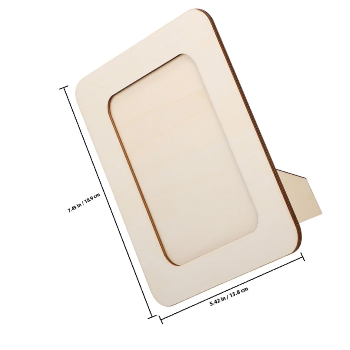 Abaodam Cornice per Foto in Legno 12 Pezzi Supporto Stabile e Protezione per Foto, per Soggiorno e Sala da Pranzo, Cornici Portafoto Fai da Te