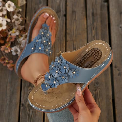 Sandales pour la plage ou piscine légères et plates style chic