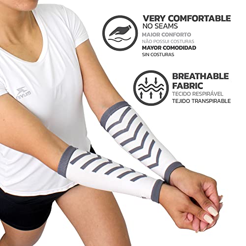 Manguito Curto Voleibol Arrow Muvin Mgt-100 - Branco - P/m