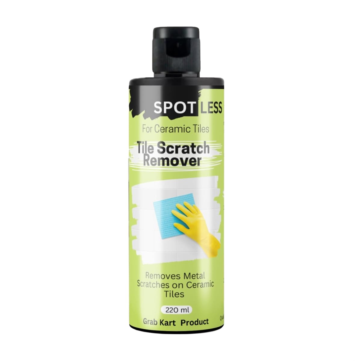Tile Scratch Remover Solution - Tiles Scratch Repair Agent Remove Metal Scratches from Tiles Vitrified Floor Black Stain Removal Cleaner - 220ml